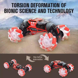 4WD RC Stunt Car with LED Light Watch Control Gesture Induction