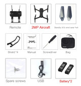 Eachine E58 WIFI FPV Drone Wide Angle HD Camera High Hold Mode Foldable Arm