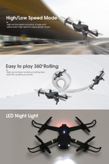 Eachine E58 WIFI FPV Drone Wide Angle HD Camera High Hold Mode Foldable Arm