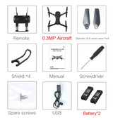 Eachine E58 WIFI FPV Drone Wide Angle HD Camera High Hold Mode Foldable Arm