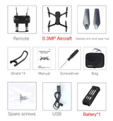 Eachine E58 WIFI FPV Drone Wide Angle HD Camera High Hold Mode Foldable Arm