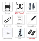 Eachine E58 WIFI FPV Drone Wide Angle HD Camera High Hold Mode Foldable Arm