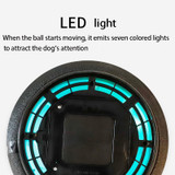 Electric LED Space Football Interactive Dog Toy