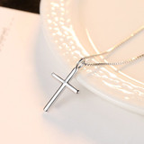 'Cross Pendant Necklace  - 925 Sterling Silver