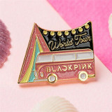 FREE Pink Ferris Wheel Van Blackpink World Tour Badge Pin