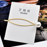 Korean Pearl Barrettes Hair Pin