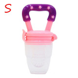 Baby Pacifier Holder Safety Silicone Pacifier Feeder Vegetable Fruit  Chewable Soother Thumb Sucking Toddlers Teether Eat Food
