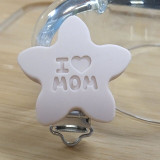 Baby Pacifier Clip Pacifier Teeth Gel Star Silicone Safety Bracket Drop Cute Clip Newborn Baby Feeding Supplies Dummy Cute Toys