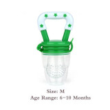 Baby Food Feeder with Pacifier Clip Holder Infant Baby Teether Fruit Feeder Pacifier Infant Food Pacifier Silicone Teething Toys
