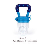 Baby Food Feeder with Pacifier Clip Holder Infant Baby Teether Fruit Feeder Pacifier Infant Food Pacifier Silicone Teething Toys