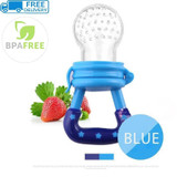 Baby Food Feeder with Pacifier Clip Holder Infant Baby Teether Fruit Feeder Pacifier Infant Food Pacifier Silicone Teething Toys