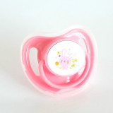 1PCs Orthodontics Pacifiers Baby Cotton Animals Printing Safe Food Grade Silicone Cute Baby Round and Flat Nipples Pacifiers