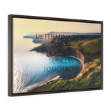 Motivational Quote Horizontal Framed Premium Gallery Wrap Canvas
