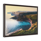 Motivational Quote Horizontal Framed Premium Gallery Wrap Canvas