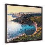 Motivational Quote Horizontal Framed Premium Gallery Wrap Canvas