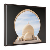 Sheikh Zayed Grand Mosque Horizontal Framed Premium Gallery Wrap Canvas