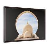 Sheikh Zayed Grand Mosque Horizontal Framed Premium Gallery Wrap Canvas