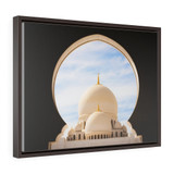Sheikh Zayed Grand Mosque Horizontal Framed Premium Gallery Wrap Canvas