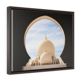 Sheikh Zayed Grand Mosque Horizontal Framed Premium Gallery Wrap Canvas