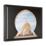 Sheikh Zayed Grand Mosque Horizontal Framed Premium Gallery Wrap Canvas