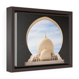 Sheikh Zayed Grand Mosque Horizontal Framed Premium Gallery Wrap Canvas