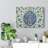 Persian Carpet Mosaic Square Canvas Gallery Wrap