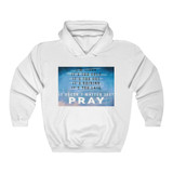 Just Pray Motivational Unisex Heavy Blend Hooded Sweatshirt