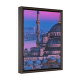 Sultan Ahmed Blue Mosque Vertical Framed Premium Gallery Wrap Canvas