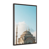 Sultan Ahmed Blue Mosque Vertical Framed Premium Gallery Wrap Canvas