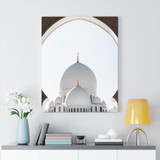 Sheikh Zayed Grand Mosque Vertical Canvas Gallery Wrap