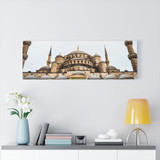 Sultan Ahmed Blue Mosque Horizontal Canvas Gallery Wrap