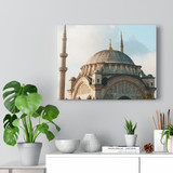 Sultan Ahmed Blue Mosque Square Canvas Gallery Wrap