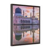 Masjid Bandaraya Floating Mosque 2 of 3 Vertical Framed Premium Gallery Wrap Canvas