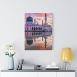 Masjid Bandaraya Floating Mosque 2 of 3 Vertical Canvas Gallery Wrap