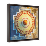 Masjid Sukadiri Indonesia Square Framed Premium Gallery Wrap Canvas