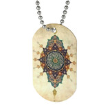 Arabic Design Calligraphy Necklace Tag With Chain