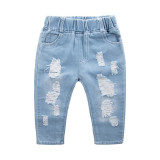 CROAL CHERIE Fashion Children Ripped Jeans Kids Boys Jeans Girls Jeans Denim Pants For Teenagers Boys Toddler Jeans Kids Clothes CROAL CHERIE Fashion Children Ripped Jeans Kids Boys Jeans Girls Jeans Denim Pants For Teenagers Boys Toddler Jeans Kids Clothes