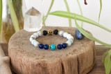 Calming Crystal Healing Bracelet | I AM Enough | Oil Diffuser Jewelry | Turquoise Bracelet | Anxiety Relief Calming Crystal Healing Bracelet | I AM Enough | Oil Diffuser Jewelry | Turquoise Bracelet | Anxiety Relief