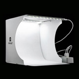 Mini Folding Lightbox Photography Photo Studio Softbox 2 Panel LED Light Soft Box Photo Background Kit Light box for DSLR Camera