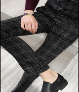 Luxury 3 piece suit men's suit latest jacket design blazer fashion plaid wedding dress tuxedo men's suit (blazer + vest + pants)