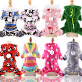 Puppy Hoodie Clothes Plush Dog Four legged Warm Comfortable Clothes Pet Winter Jumpsuit Fashion Pet Outfits Supplies|Cat Clothing|
