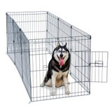 Dog Exercise/Play Pen with Step Through Door (24"/36")