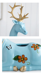 Resin Deer Tissue Box
