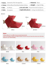 Resin Fish Statue Figurine