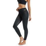Women's Casual Slim Iridescent Reflective Material Printed Fitness Leggings Slim Stretch Elastic Glow in Dark Pants Trousers