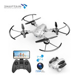 SNAPTAIN A10 Mini Foldable Drone 720P HD Camera FPV WiFi RC Quadcopter Voice Control Gesture Control3DFlips camera drone for Kid