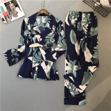 Spring Print Womens Pajama Set