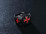 Knights Templar Ring<br> Red Cross
