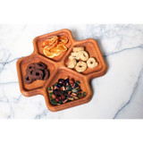 Cuatro Snack Serving Bowl Luxury  %100 Hand Made Wooden Breakfast Plate Cuatro Snack Serving Bowl Luxury  %100 Hand Made Wooden Breakfast Plate