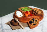 Wooden Breakfast Serving Tray Luxury Plate Wooden Breakfast Serving Tray Luxury Plate